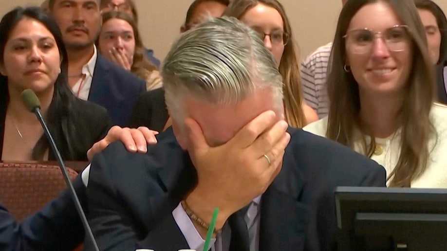 Alec Baldwin reacts 