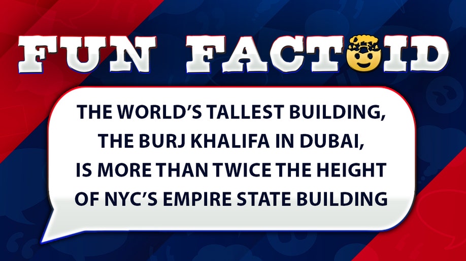 The world’s tallest building, the Burj Khalifa in Dubai, is more than twice the height of NYC’s Empire State Building