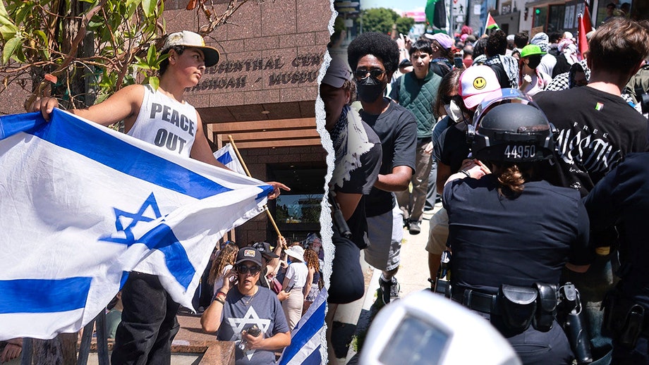 ANTI-ISRAEL Protests Erupt In Violence Near LA Synagogue