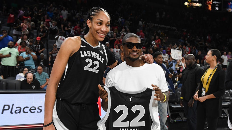 WNBA star A'ja Wilson roasts Aces teammates for photo op with Usher after disappointing loss