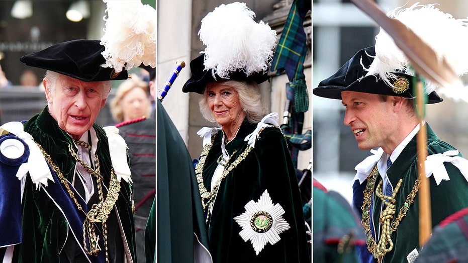 Prince William, King Charles in Scotland to bestow country’s highest honor on Queen Camilla