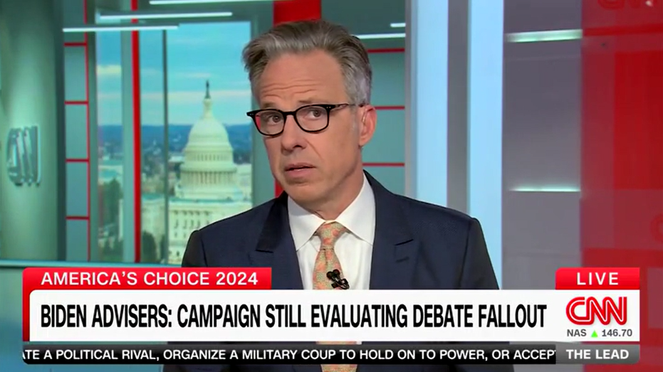 Tapper blasts Democrats’ Orwellian tactics trying to convince public to ‘not believe what you saw’ at debate