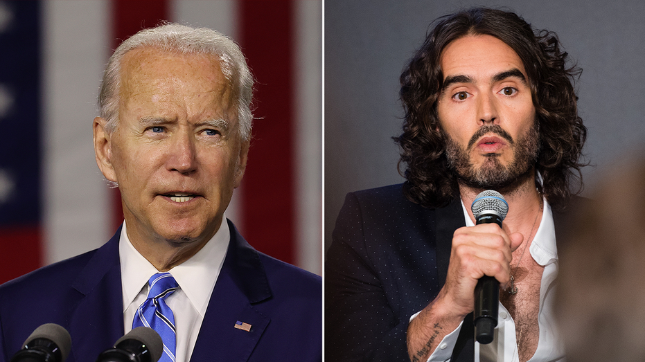 Russell Brand calls Biden’s resignation an ‘extraordinary masquerade’