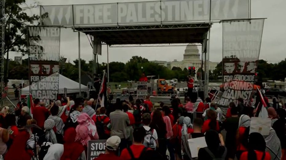 Anti-Israel agitators descend on DC ahead of Israeli PM Netanyahu's address to Congress