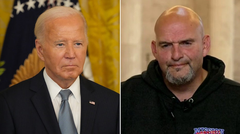 Fetterman doubles down on support for Biden amid calls for him to withdraw: 'He's been a great president'