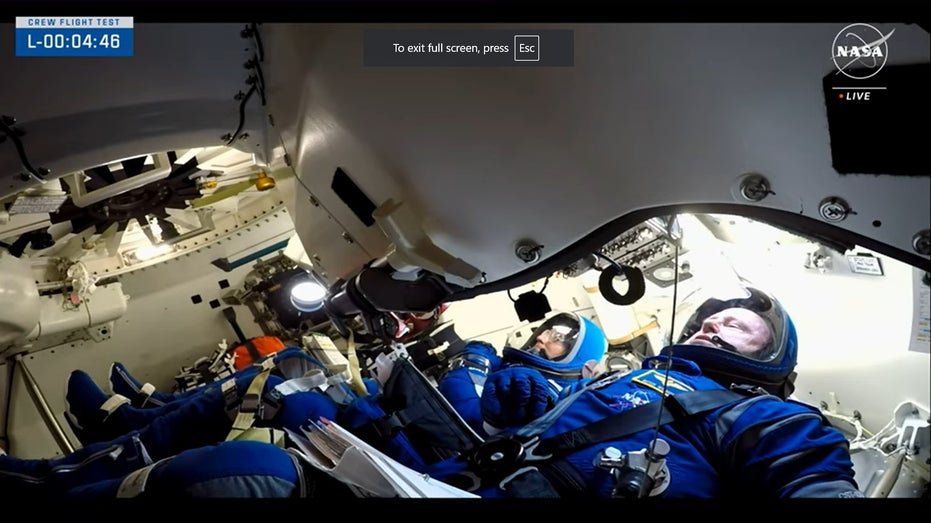 NASA astronauts on Boeing's Starliner spacecraft talk from International Space Station