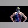 Claire Weinstein looks on