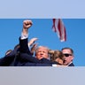 Agents surround Trump after rally shooting