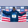 Leonard Korir poses