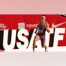 Michael Norman competes