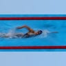 Paige Madden swims