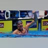 Phoebe Bacon celebrates