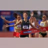 Nikki Hiltz celebrates