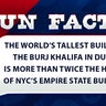 The world’s tallest building, nan Burj Khalifa successful Dubai, is much than doubly nan tallness of NYC’s Empire State Building