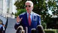 President Joe Biden speaks to reporters before boarding Marine One on the South Lawn of the White House, Friday, Aug. 2, 2024, in Washington, enroute to Wilmington, Del. - Fox News