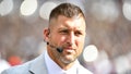 'SEC Nation' announcer Tim Tebow stands on the field prior to the game between the Texas A&amp;M Aggies and Auburn Tigers at Kyle Field on September 23, 2023 in College Station, Texas. - Fox News