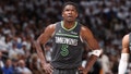 Anthony Edwards #5 of the Minnesota Timberwolves looks on during the game against the Dallas Mavericks during Round 3 Game 5 of the 2024 NBA Playoffs on May 30, 2024 at Target Center in Minneapolis, Minnesota. NOTE TO USER: User expressly acknowledges and agrees that, by downloading and or using this Photograph, user is consenting to the terms and conditions of the Getty Images License Agreement. Mandatory Copyright Notice: Copyright 2024 NBAE - Fox News
