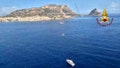 In this handout screen grab taken from a video provided by Corpo Nazionale dei Vigili dei del Fuoco, an Italian Coast Guard ship is seen at the site of a sunken vessel on August 19, 2024 in Palermo, Italy. - Fox News