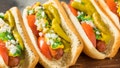 These homemade Chicago-style hot dogs are served with tomatoes, onions and peppers. - Fox News