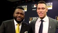 David Ortiz and Aaron Judge, pose for photos after Judge was named the winner of the 2023 Roberto Clemente Award before Game Three of the World Series between the Texas Rangers and the Arizona Diamondbacks at Chase Field on October 30, 2023 in Phoenix, Arizona. - Fox News