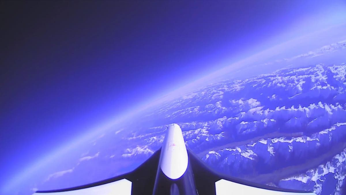 A spaceplane breaks barriers reaching incredible heights and speeds