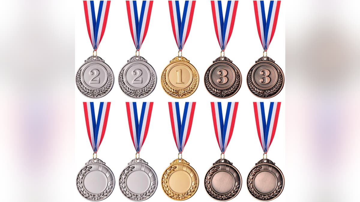 Add to the competition by passing out your own medals. 