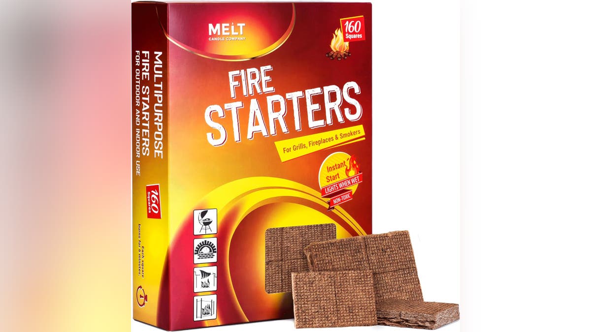 Start your fire fast with fire starters.?