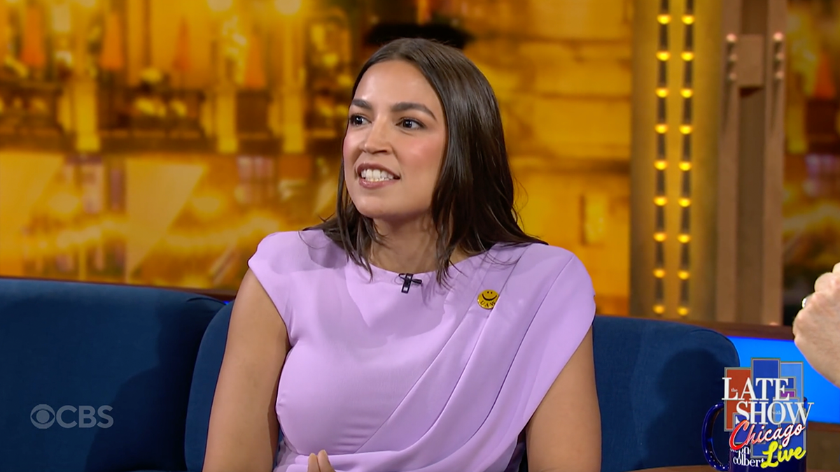 AOC en el programa de Colbert