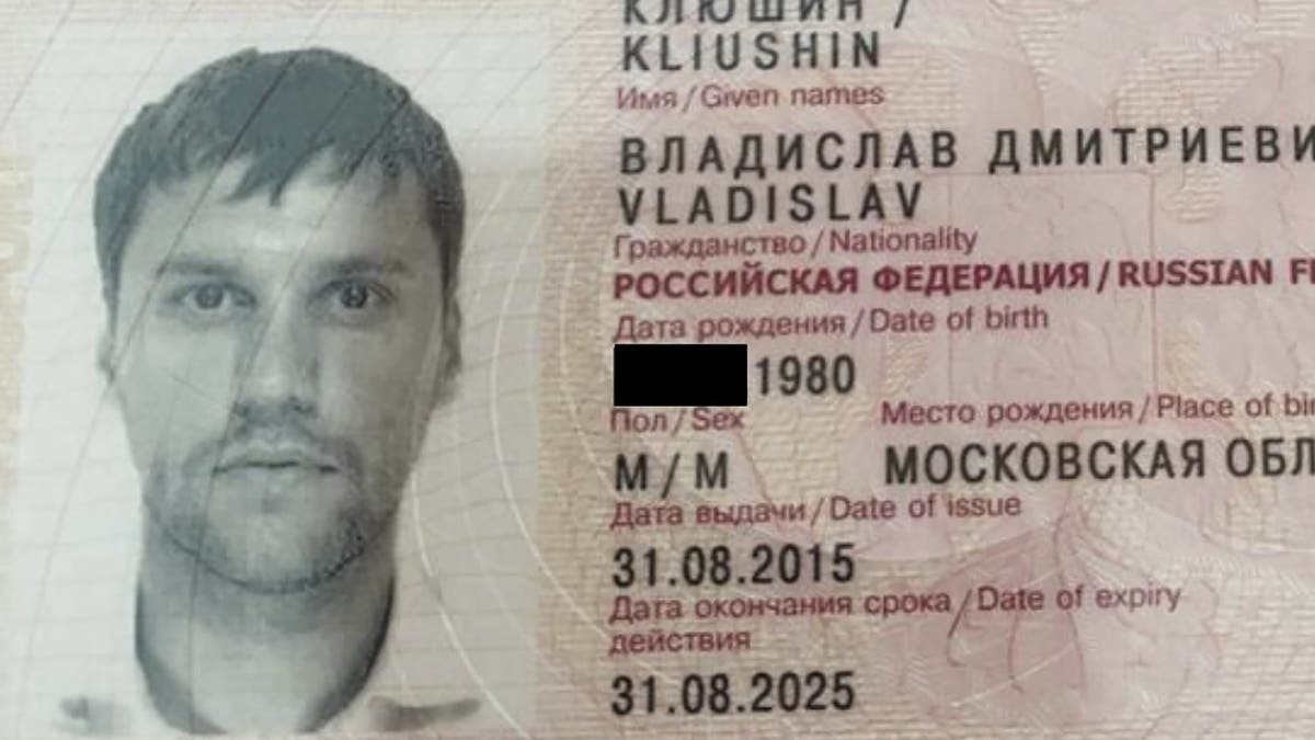 Foto de pasaporte de Vladislav Klyushin