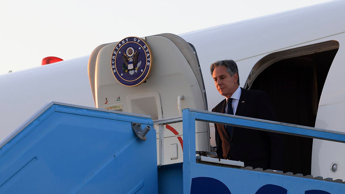 Blinken arrives in Tel Aviv