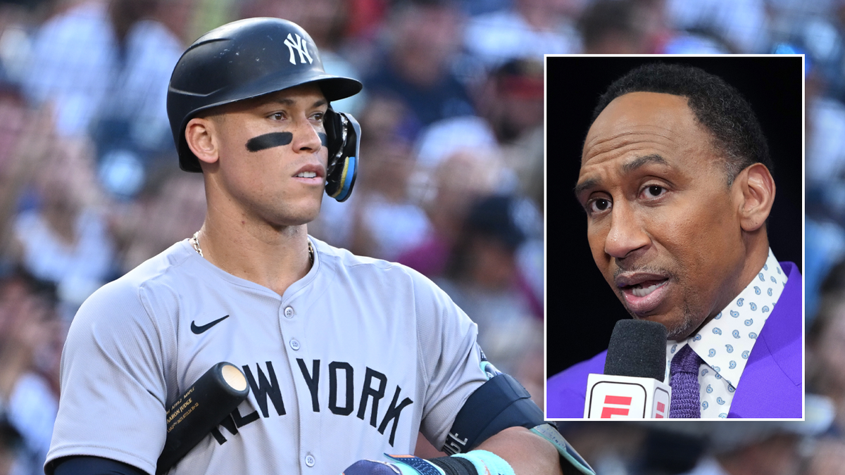 Aaron Judge and Stephen A. Smith side by side