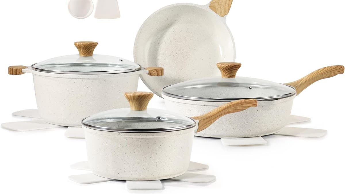 This set of cookware is what you need ?to create a feast.