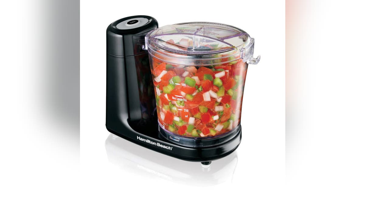 Reduce your preparation time with a food chopper.