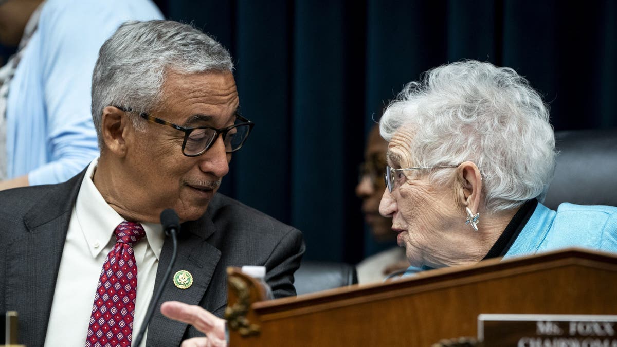 House Education Committee leaders Virginia Foxx, R-N.C., and Robert 