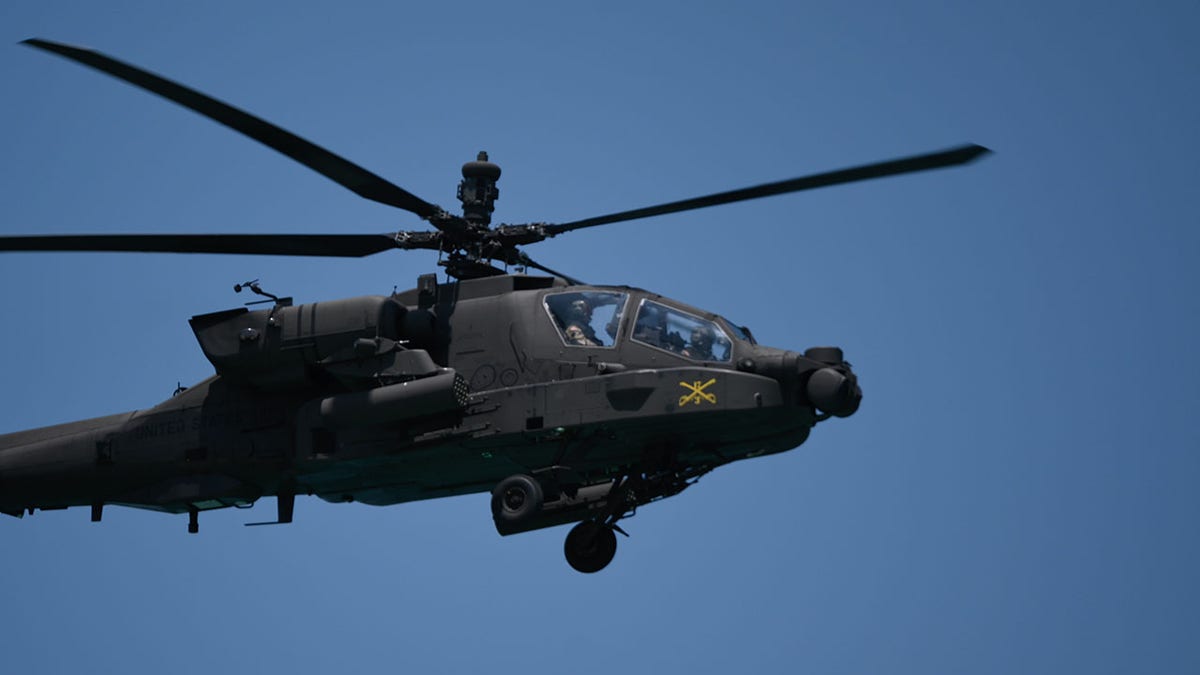 Apache helicopter