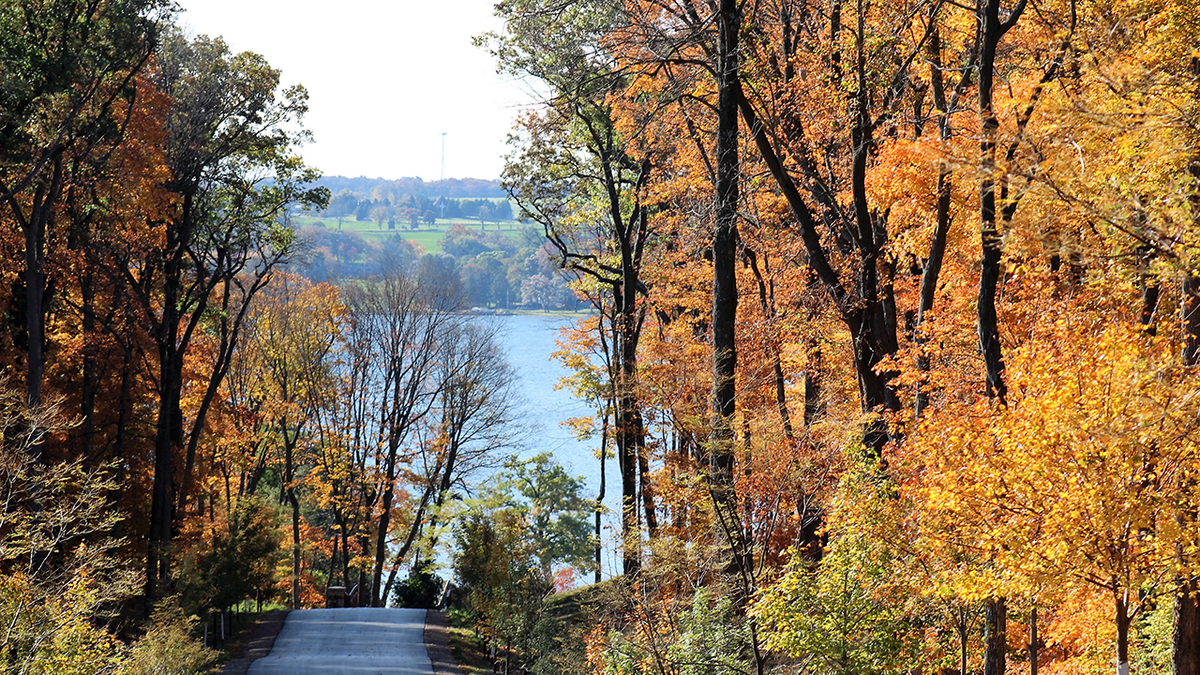 Lake Geneva offers lots of fall hiking trails.