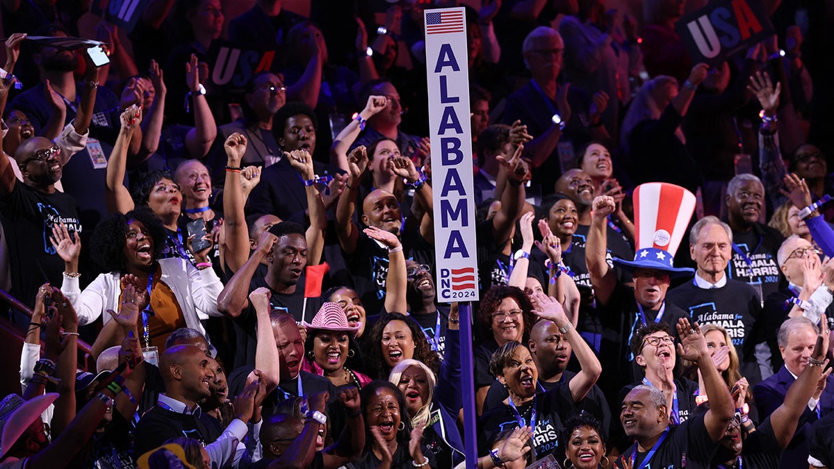 Delegates from Alabama at the DNC 2024