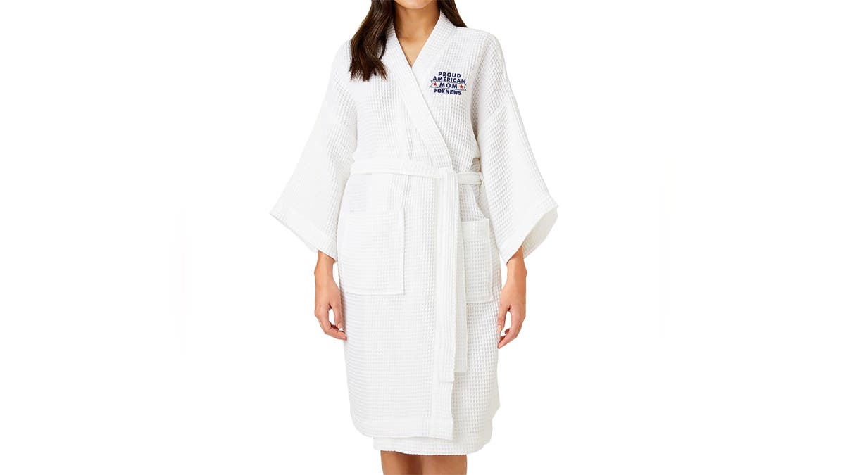 Relax with a comfortable waffle bathrobe.?