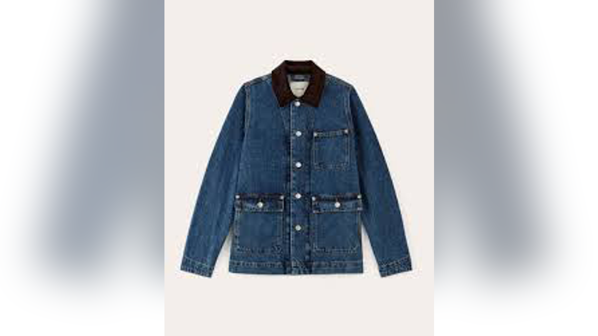 Try this denim look for an update on the barn jacket.