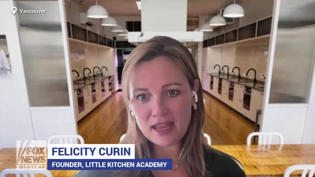 Felicity Curin, fundadora de la Academia de Cocina Pequeña, de inspiración Montessori, habla con Fox News Digital.