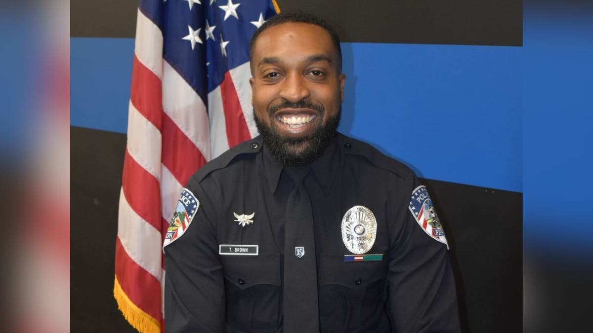 Police photo of Travis Brown, police officer in Ferguson