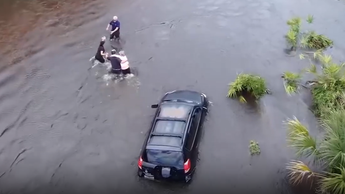 Woman rescued in Florida following Hurricane Debby