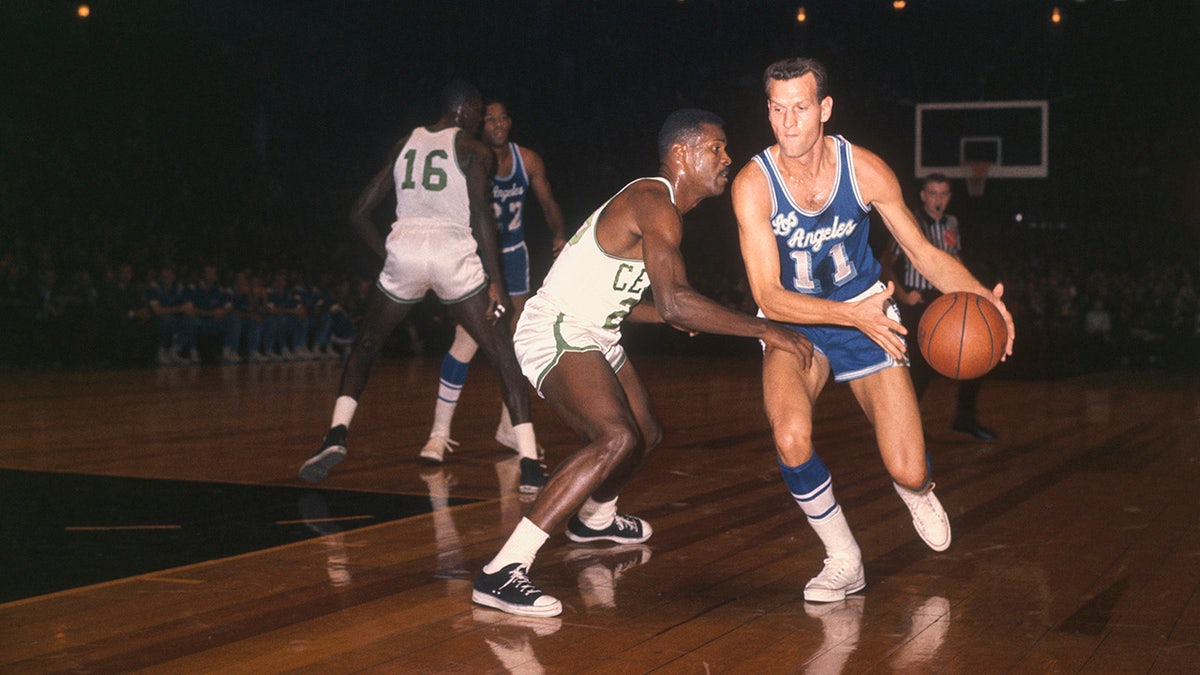 Frank Selvy contra los Celtics