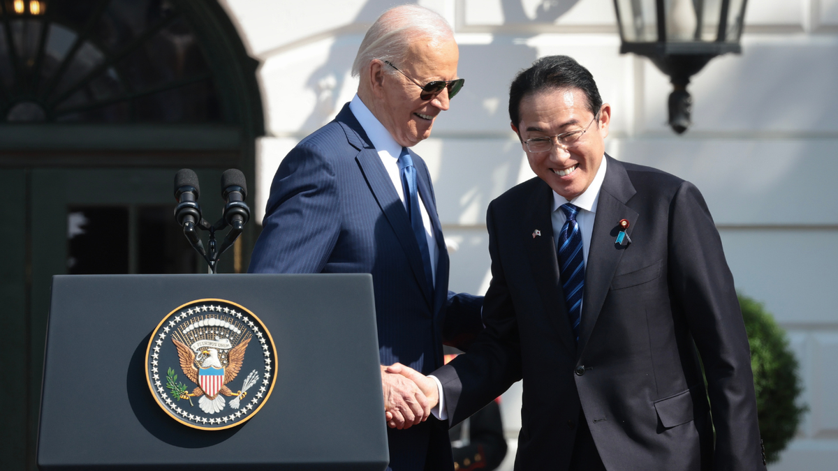 Fumio Kishida y el Presidente Biden