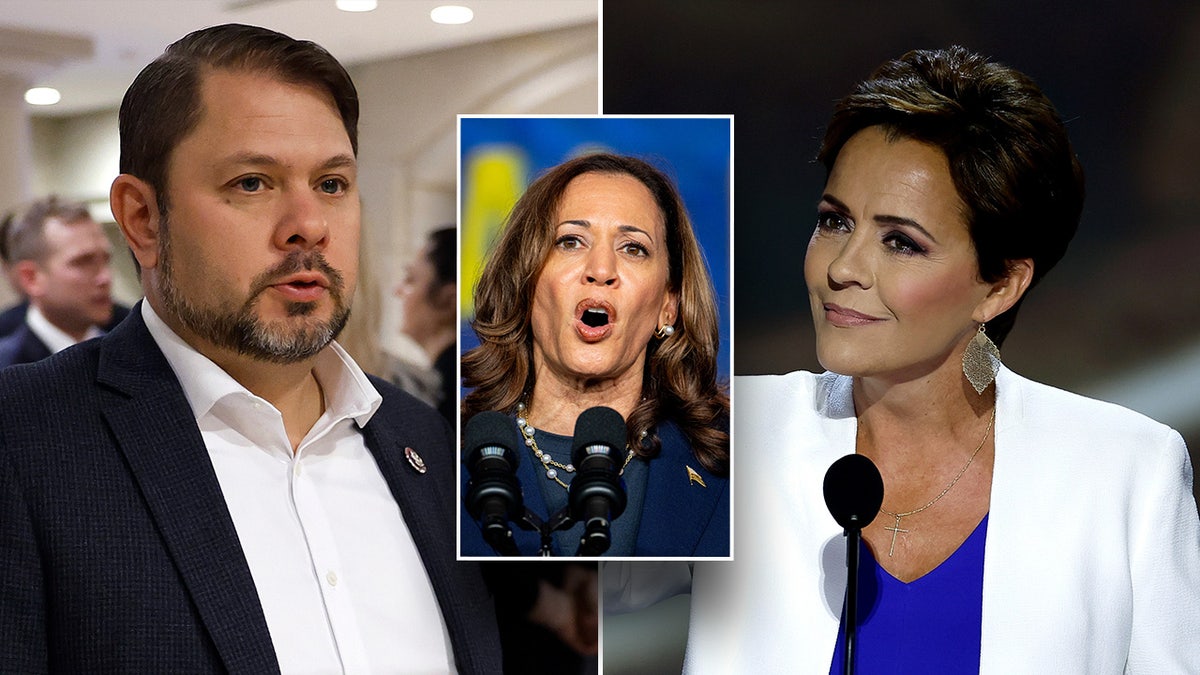 Rubén Gallego, Kamala Harris, Kari Lake