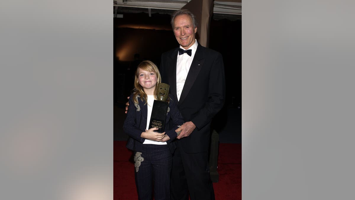 clint eastwood with young daughter francesca