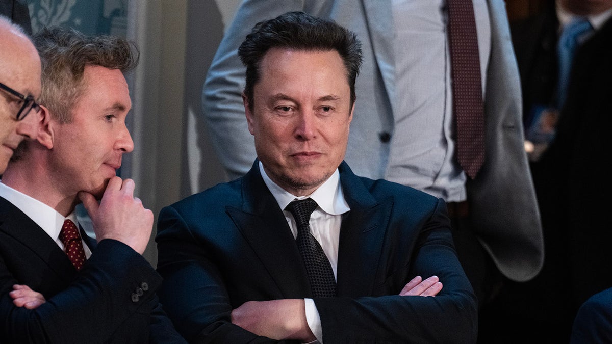 Musk no discurso de Netanyahu no Congresso