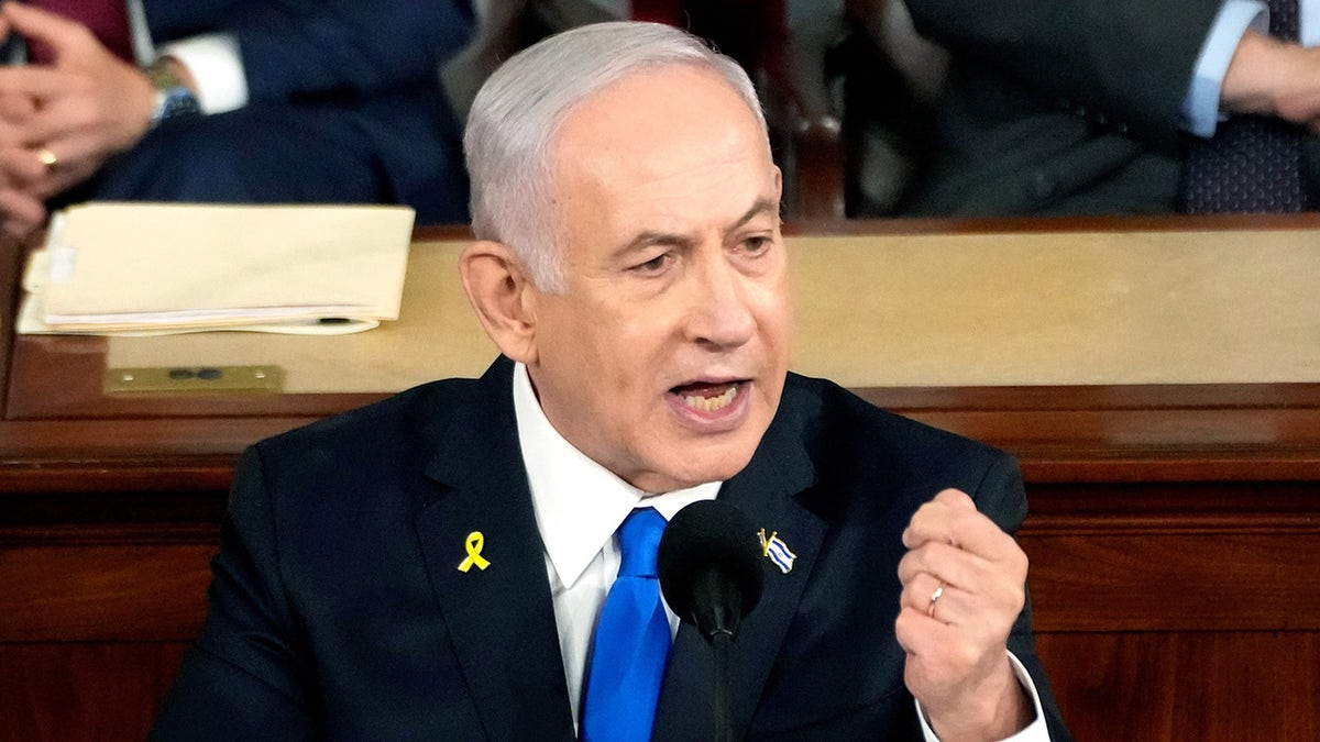 Netanyahu speaks to the US Congress