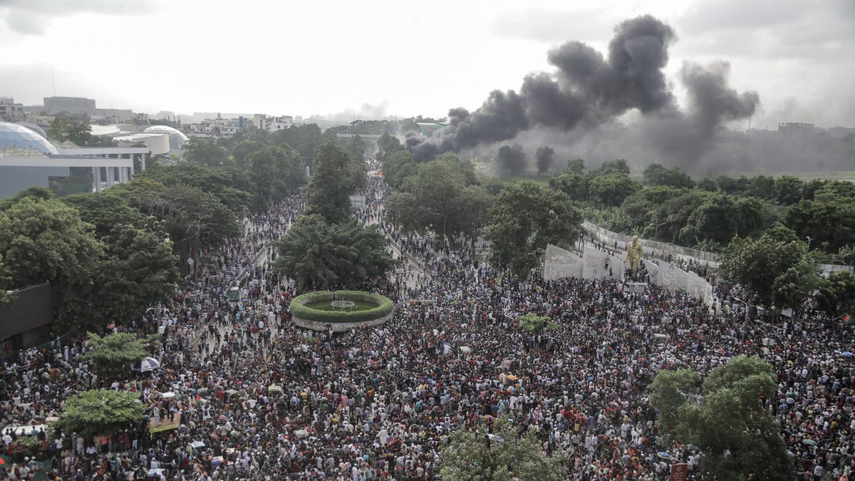 Caos en las protestas estudiantiles