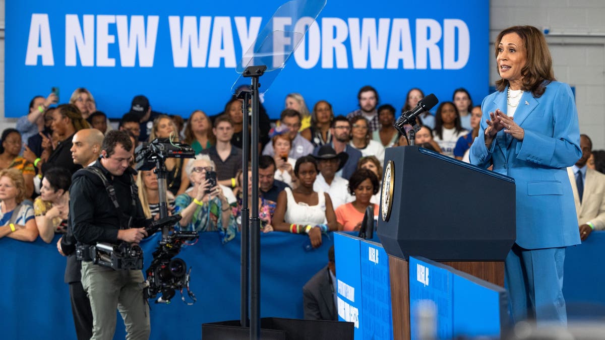 Kamala Harris en NC